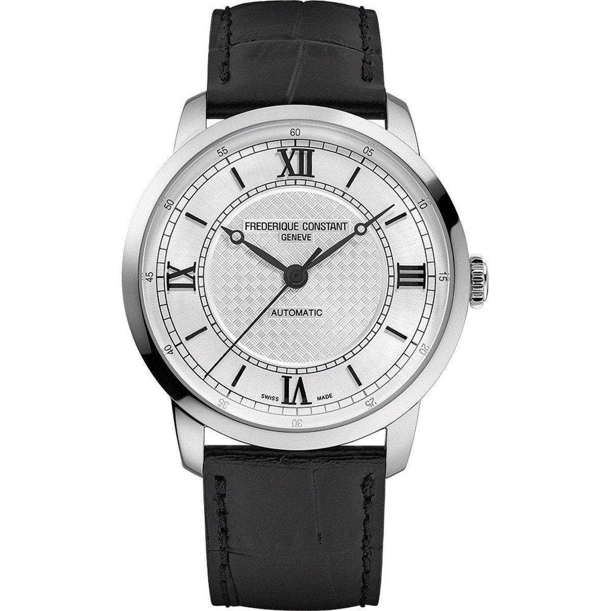 Frédérique Constant Classics Premiere FC-301S3B6 Horloge - Leer - Zwart - Ø 38 mm