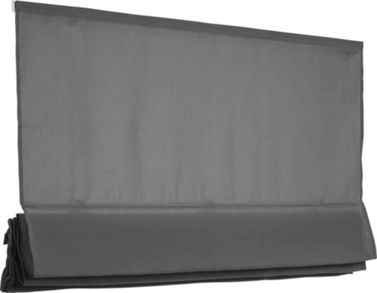 Rideau pliant translucide Intensions Anthracite 160x180 cm (lxh)