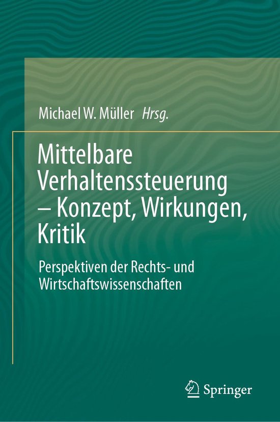 Social Science and Law (German Language) - Mittelbare Verhal ... - cover