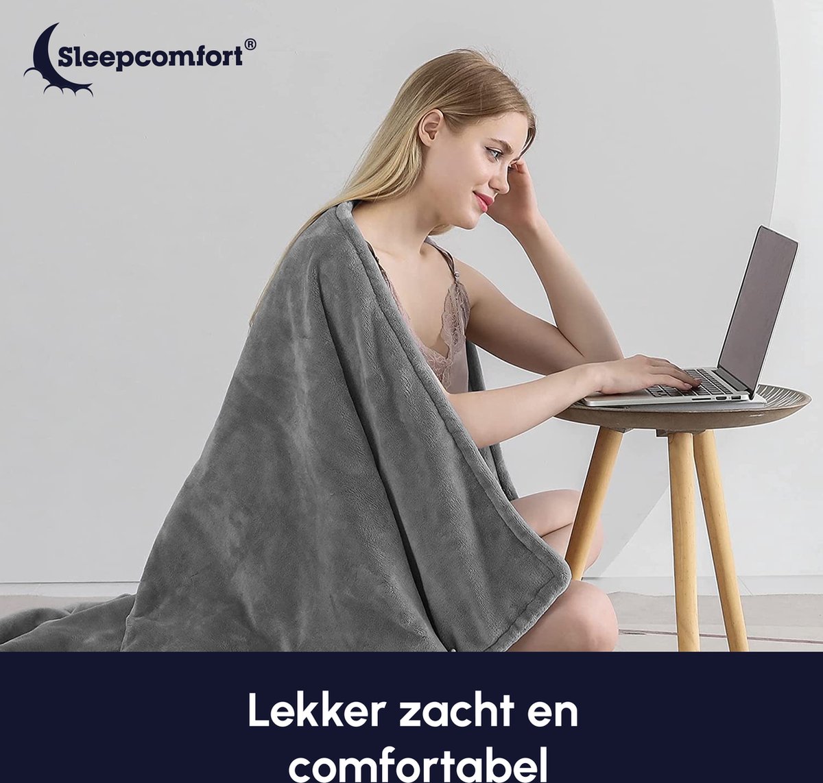 Elektrische Deken 1 persoons - 180x130 cm- elektrisch deken - afbeelding 2