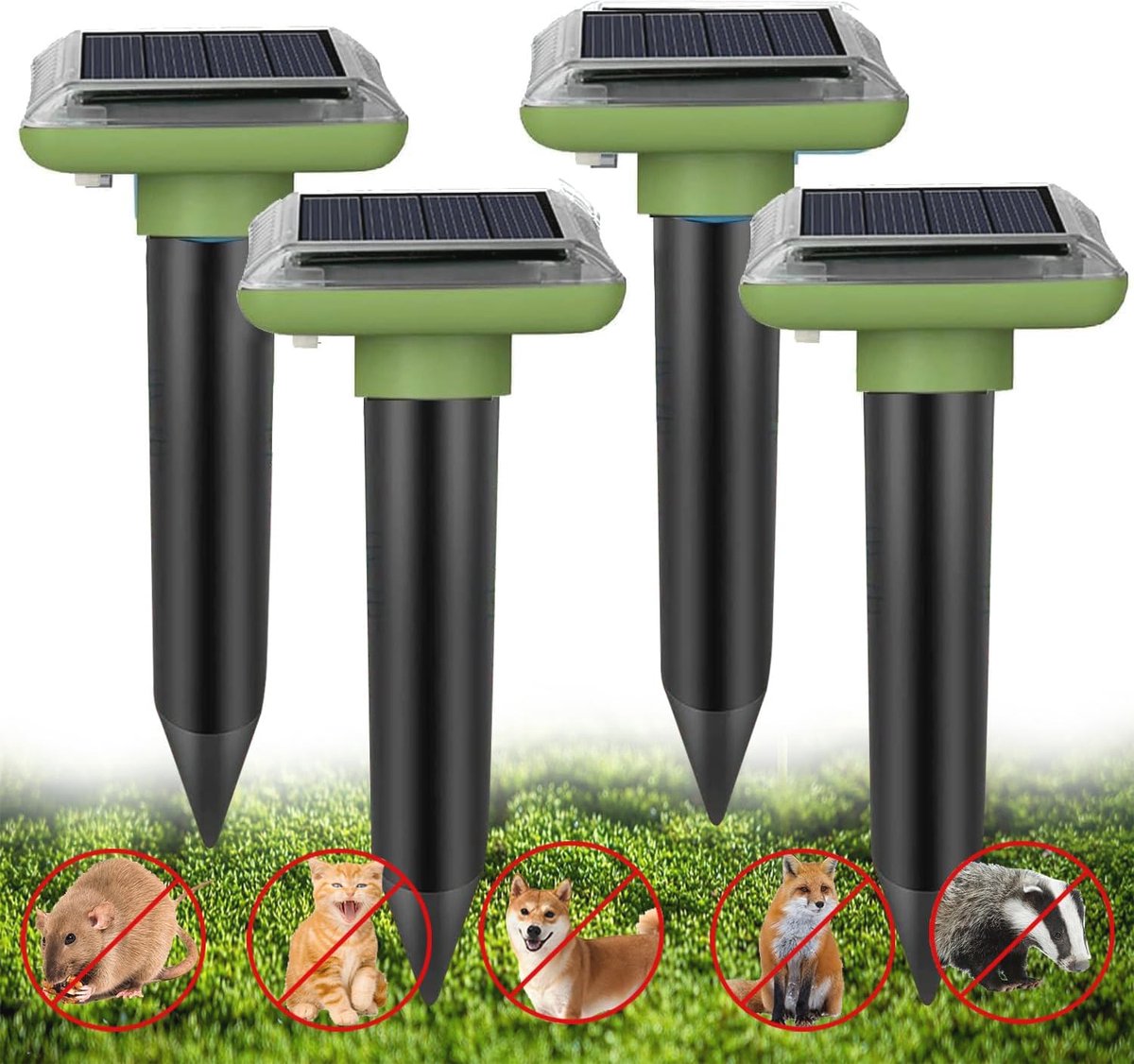 Ultrasone Verjager op Zonne-energie voor Gopher