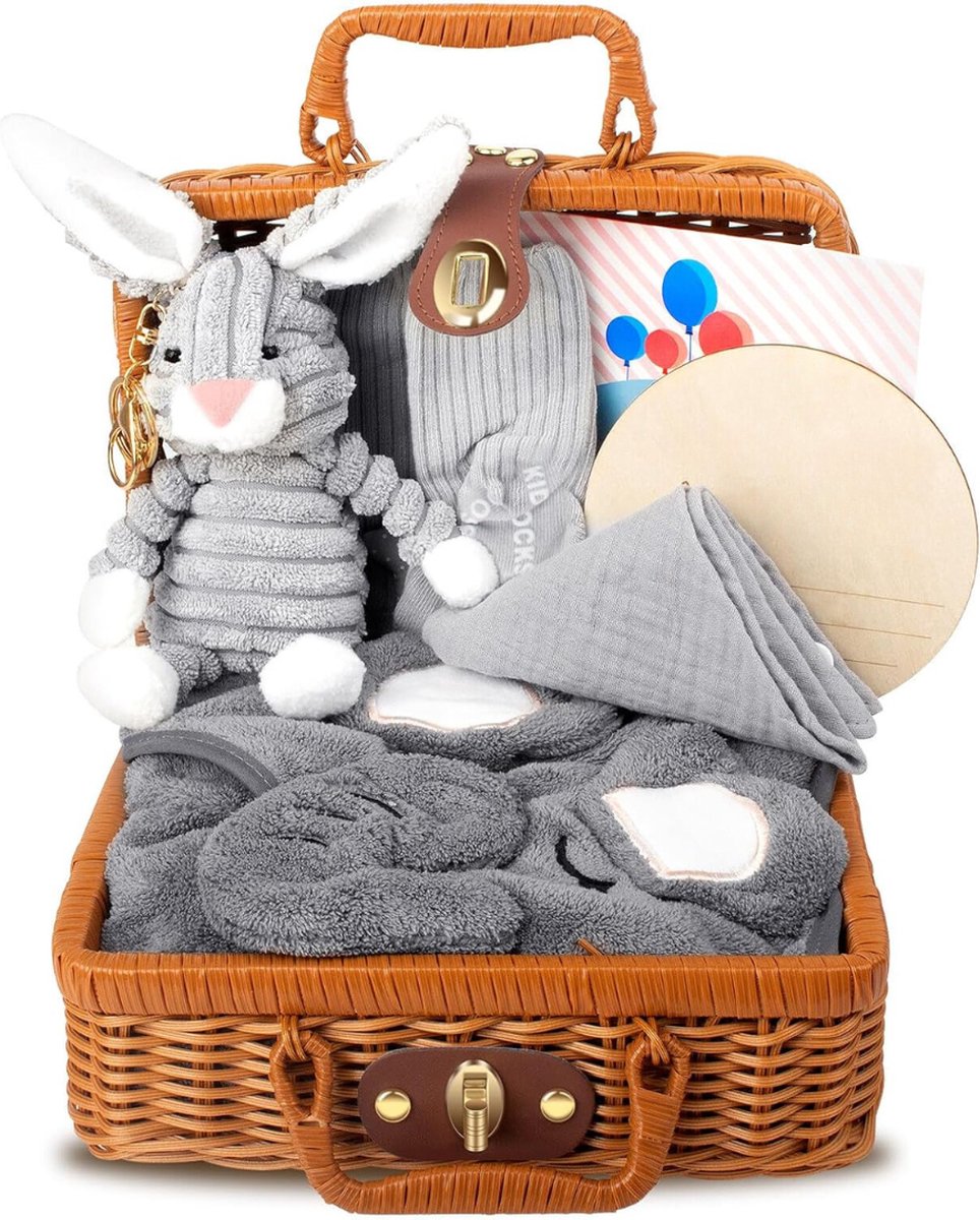 Goedkoopste Lexium Kraammand - Kraamcadeau - Geboortemand - Babygeschenkset - Kraampakket - Baby cadeau