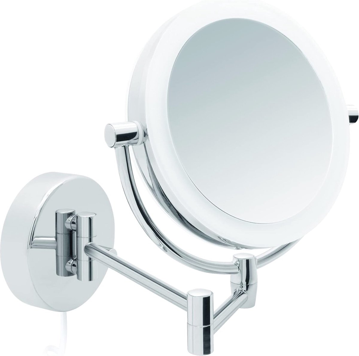Dimbare 360 Graden Vergrotingsspiegel met LED Verlichting voor Make-up en Gezichtsverzorging