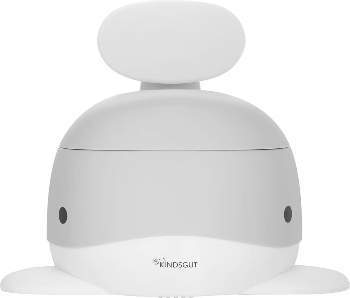 Goedkoopste Kinderpotje, babypot WC/toilet, kindvriendelijk walvis-design en subtiele kleuren, toilettraining, lichtgrijs