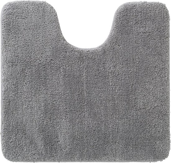 Sealskin Cosima - Tapis de toilette 57x60 cm - 100% Polyester recyclé - Grijs