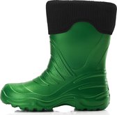 Ladeheid LA-LMG-861-Termix Dames Regenlaarzen - Rubber - Gevoerd - EVA - Waterdicht – Groen/zwart – 32/33