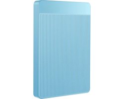 Externe Harde Schijf Extern 500GB Ultra Slim Draagbare Harde Schijf USB kabel HDD Opslag Compatibel voor PC, Mac, Laptop, Xbox, Xbox One, PS4 (Zwart) HD-006 - 500GB - Blauw