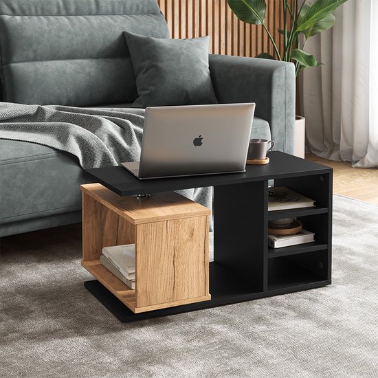 Vicco Salontafel Rafi, Wit, 88 x 35 cm