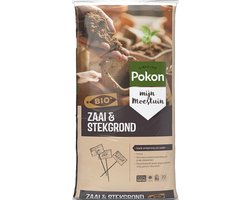 Pokon Bio Zaai- en Stekgrond - 20l - Turfvrij potgrond (biologisch) - Stimuleert wortelontwikkeling