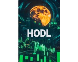 HODL Poster | Tekst Poster | Gouden Maan Poster | Cryptocurrencies Poster | Bitcoin Poster | Crypto Poster | Financieel Poster | Innovatie Poster | Technologie Poster | 50x70cm | Wanddecoratie | Muurposter | S4846 | Geschikt om in te lijsten