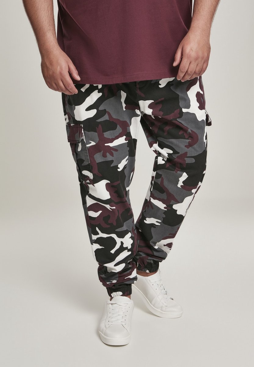 Urban Classics Camo 2.0 Cargobroek Taille 32 inch Zwart