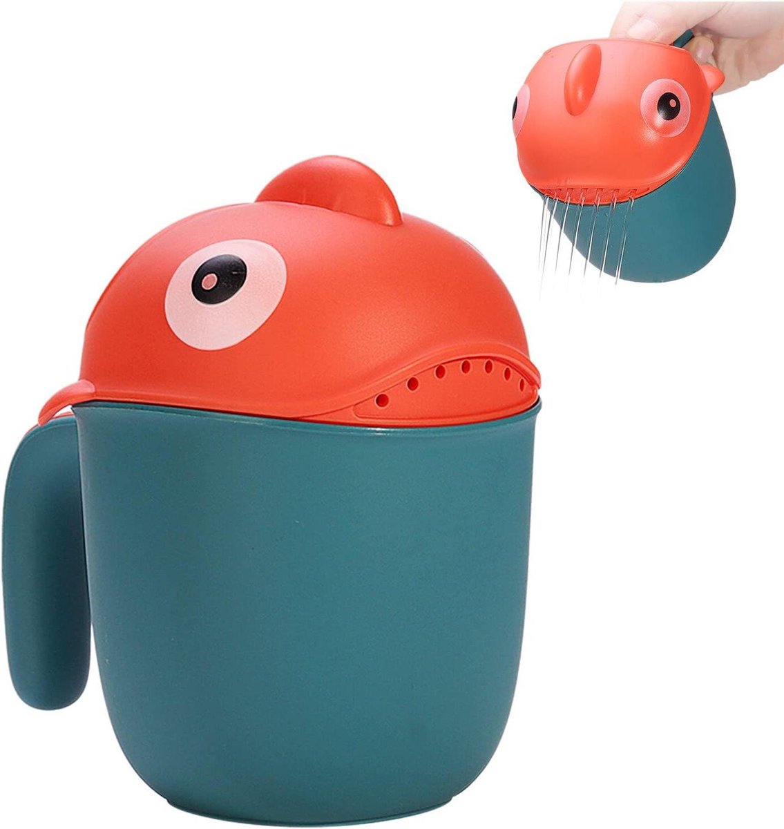 Eenvoudig en leuk haar wassen - Glas voor kinderen en baby's met beker