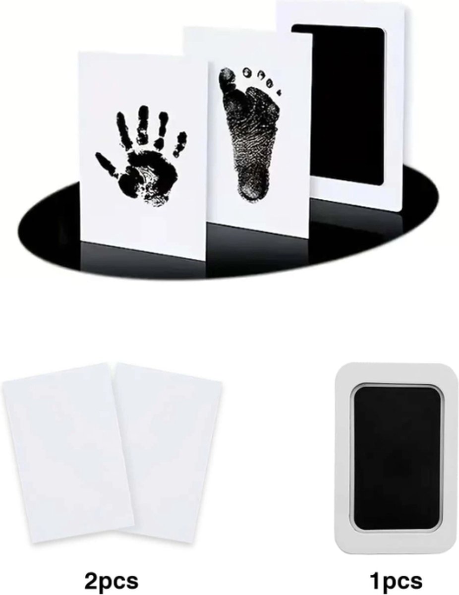 Goedkoopste DIY Baby Hand- en Voetafdrukset - casting - Kit - Voetprint - niet sticky