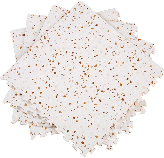 NilaFee™ - Speelmat - Foam - Baby - Speelkleed - Kruipmat - 180 x 120 x 1.5 cm - Puzzelmat - Opbergtas - Classic Zand