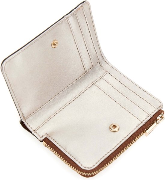 GUESS Porte-monnaie Laurel SLG Zip Around Wallet Cognac Brun