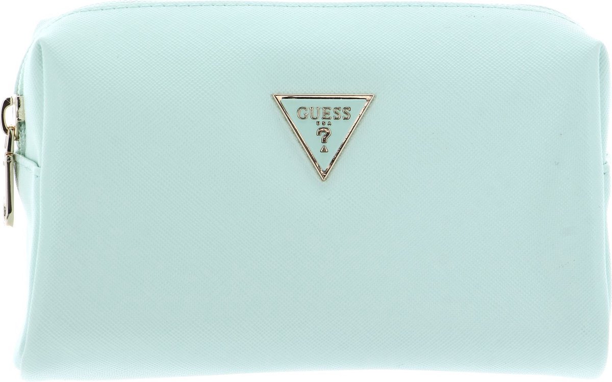 Guess Dames Beautycase Top Zip - Mint