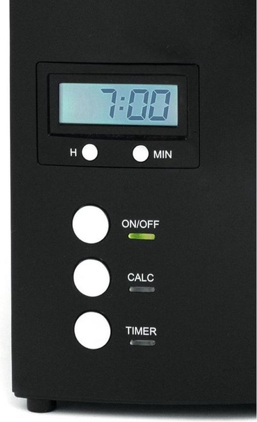 Melitta Optima Timer - Filter-koffiezetapparaat - Zwart