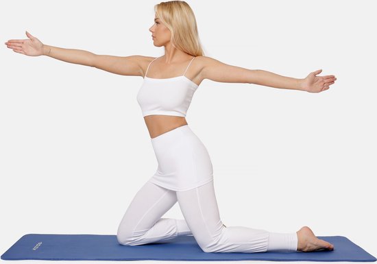 Bellivalini Dames Yogabroek - Sport - Vrijetijdsbroek - Lang - Viscose - Sportbroek - BLV-BLV50-275-YPS - Wit - S van Bellivalini — afbeelding 4