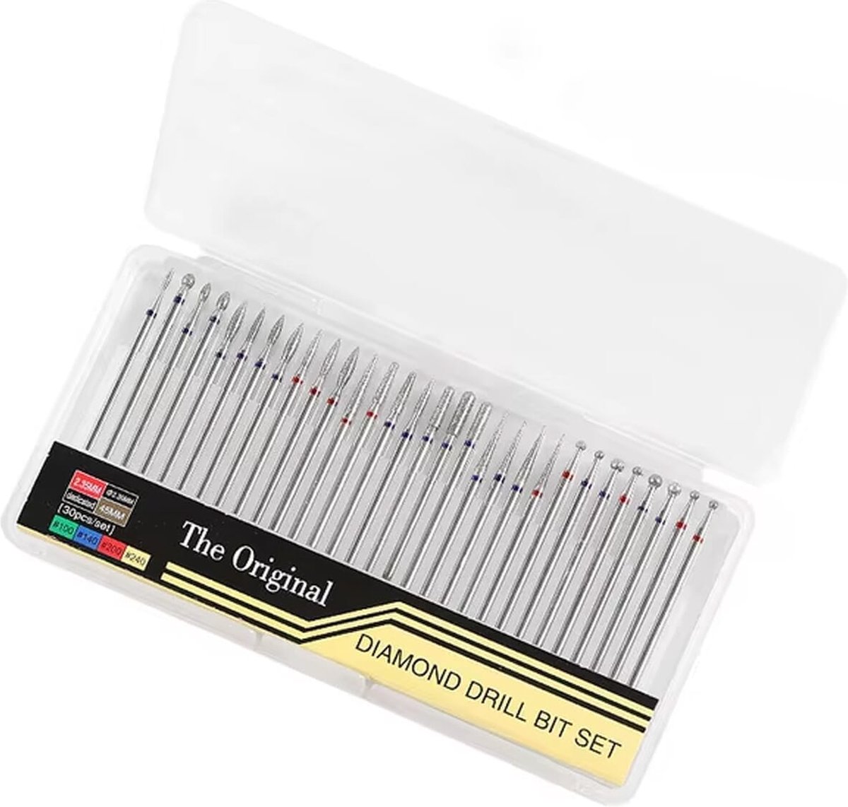 Goedkoopste Nagelboren Set - 30-Delig - Nagelriemboren - Opzetstukken Nagelfrees - Bitjes Voor Elektrische Nagelvijl
