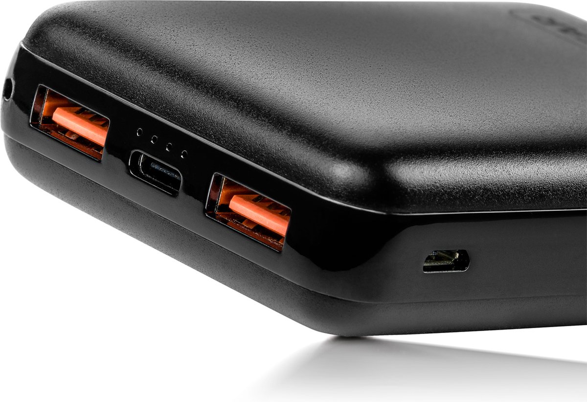 MOJOGEAR Mini Extra Fast 10.000 mAh Powerbank met USB-C Kabel - afbeelding 3