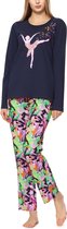 Merry Style Dames Pyjama - Lange mouwen - Lange broek - Katoen - MS-MS10-169-PJ - Marine Dans - S