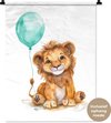 Leeuw - Blauwe ballon