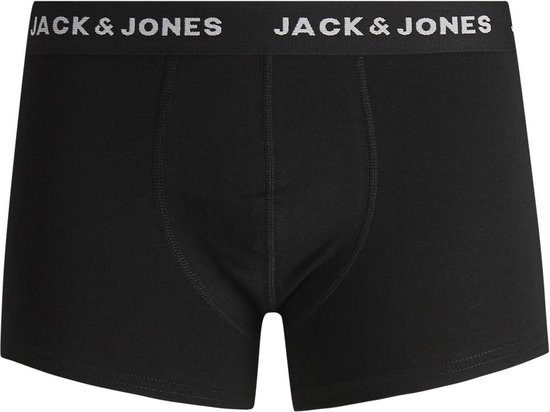 Zwarte boxer met witte 'JACK & JONES' tailleband.