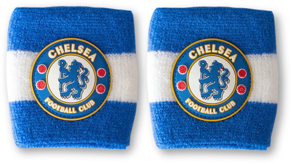 Chelsea FC - zweetbandjes - katoen - polsband - zweetband