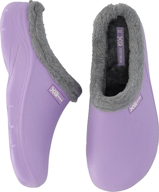 Morethansocks - Sabots de jardin doublés femme - Taille 38 - Lilas - Chaussures de jardin - Sabots femme
