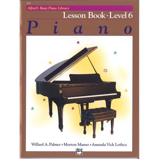 Alfred's Basic Piano Library Piano Level 6 - cover