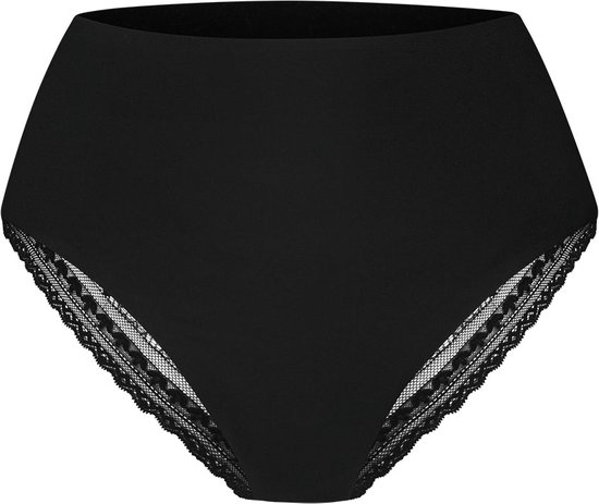 Ten Cate Secrets High Waist Brazilian Lace Zwart Special maat