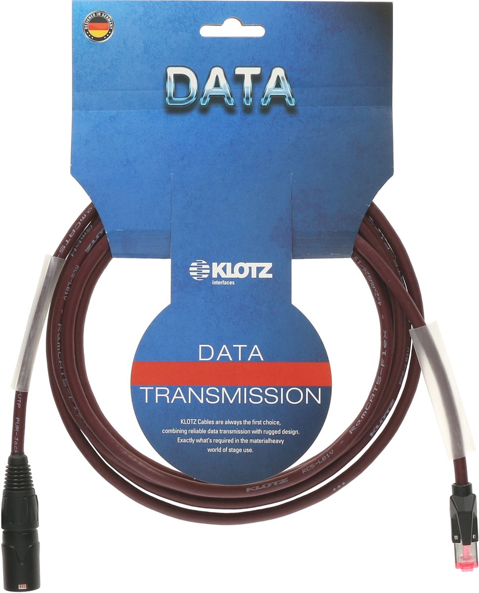 Klotz RC5ER050B Professionele CAT5e netwerkkabel 5 meter