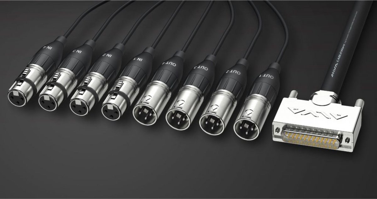 ALVA CABLEWare Breakout-Kabel 5m D-Sub - XLR M/F - Digitale multicore kabel