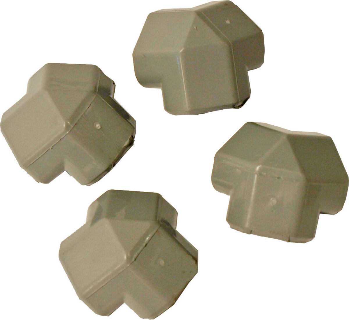 Voltrega Hoekverbinder Plastic Zak á 4 Stuks Grijs
