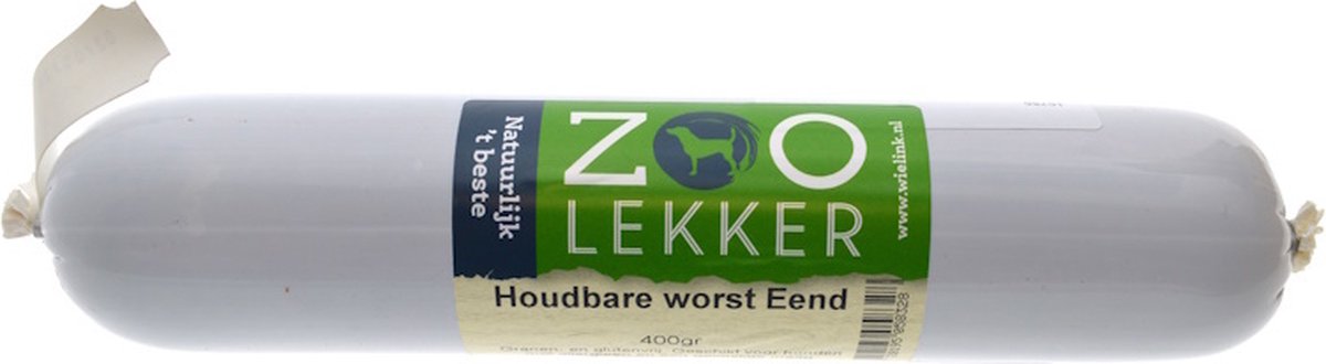 Zoolekker Houdbare Worst Eend 400 gram