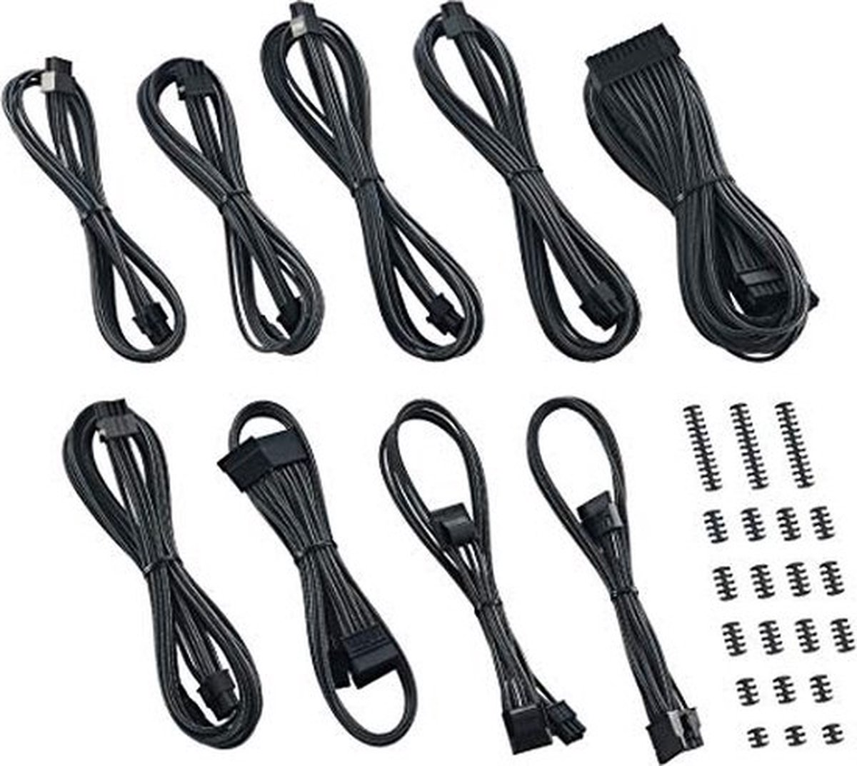 CableMod Classic ModMesh C-Series Cable Kit Corsair AXi, HXi & RM - carbon
