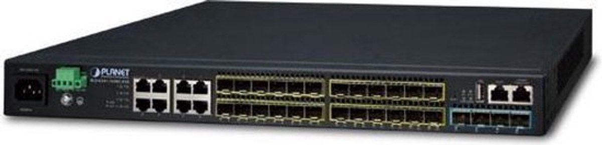 PLANET SGS-6341-16S8C4XR netwerk-switch Managed L3 Gigabit Ethernet (10/100/1000) 1U Zwart