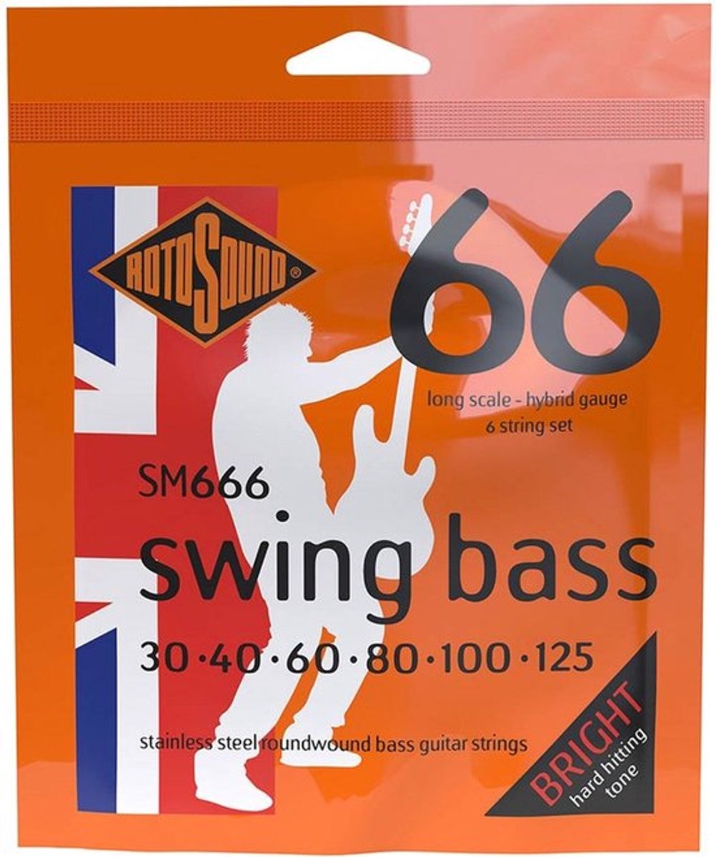 Rotosound SM666 Swing Bass 66 snarenset basgitaar