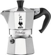 Bialetti 0002380 handmatig koffiezetapparaat Moka Express 0,04 l Roestvrijstaal