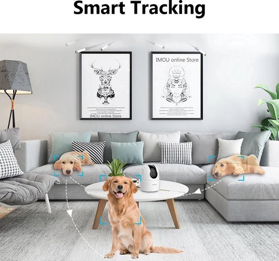 Imou Ranger 2C - Slimme 1080P beveiligingscamera met Human Detection, Nachtzicht en Draadloos Wi-Fi voor Thuisbeveiliging van Imou — afbeelding 4