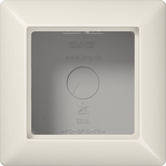 Jung AS500 – Set Di 2 Prese Schuko A1520WW E 1 Telaio AS582WW – Serie A/AS – Colore: Bianco Alpino – Materiale Termoplastico