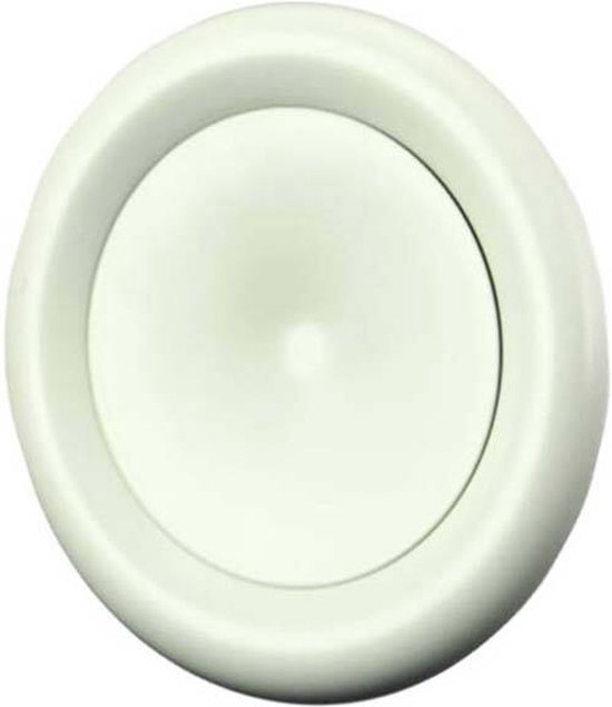 Ventilatie toevoer ventiel metaal Ø 160 RAL 9010 met klemveren - DVSC-P160