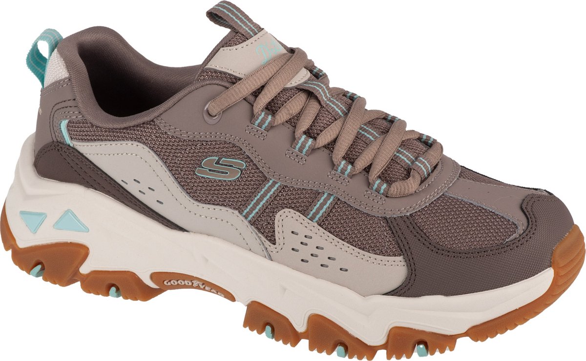 Skechers D'Lites Hiker 180128-CHTN, Vrouwen, Bruin, Sportschoenen,Sportschoenen,Sneakers, maat: 39