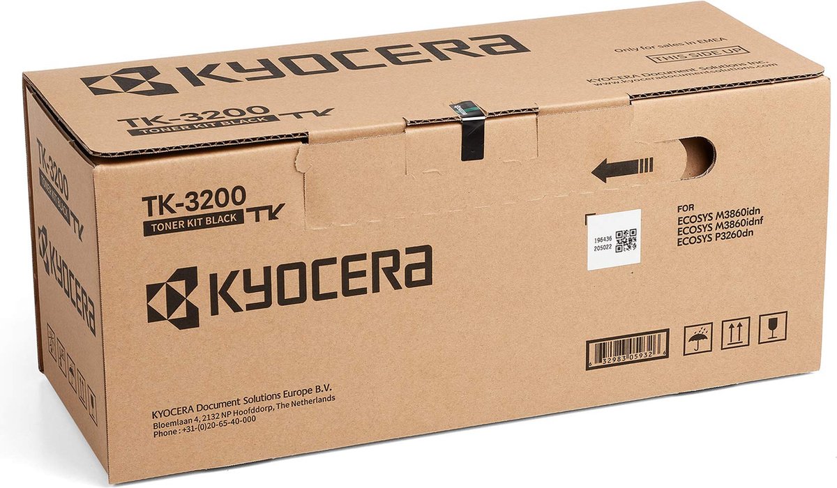 Kyocera Toner TK-3200;black: M3860idn/idnf/P3260dn;(1T02X90NL0)