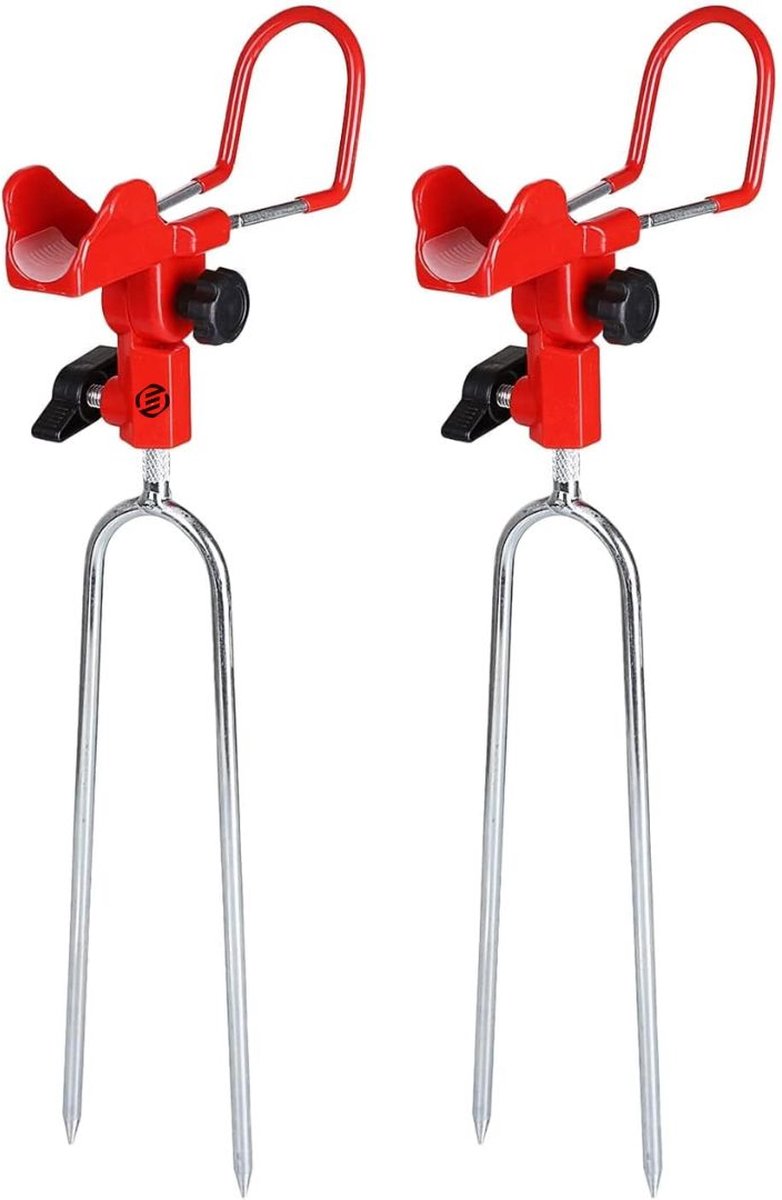 Equivera Bosbaansteun - Bosbaansteun Set - Hengelsteun - Hengel Steun - Hengelsteunen - Rod Holder