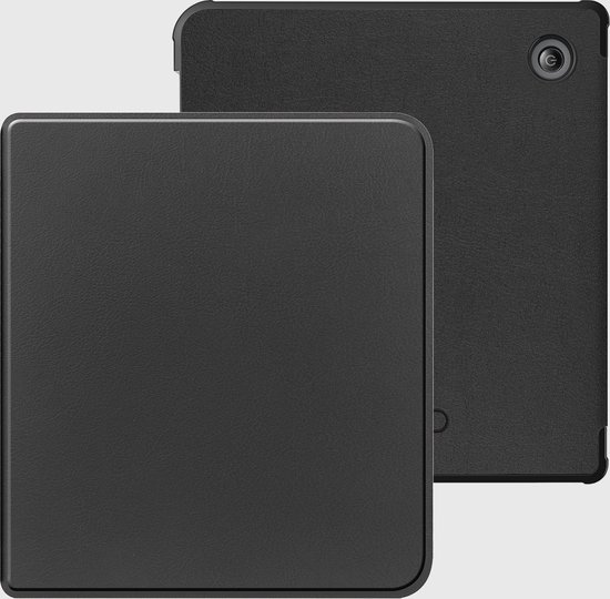 Lunso Geschikt voor Kobo Libra Colour hoes (7 inch) - sleepcover - Zwart van Lunso — afbeelding 3