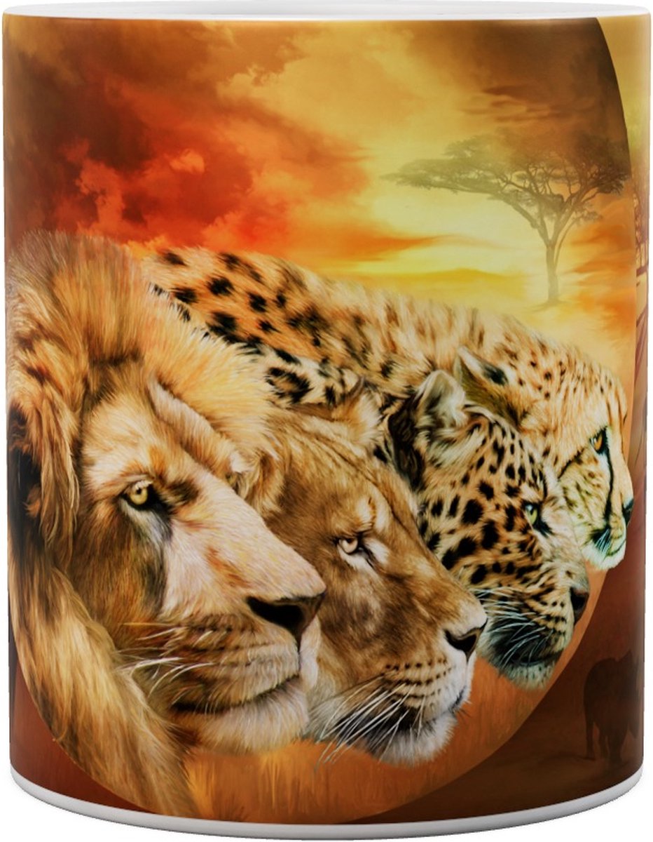 Grote Katten Spirits Of The Savannah - Mok 440ml 440