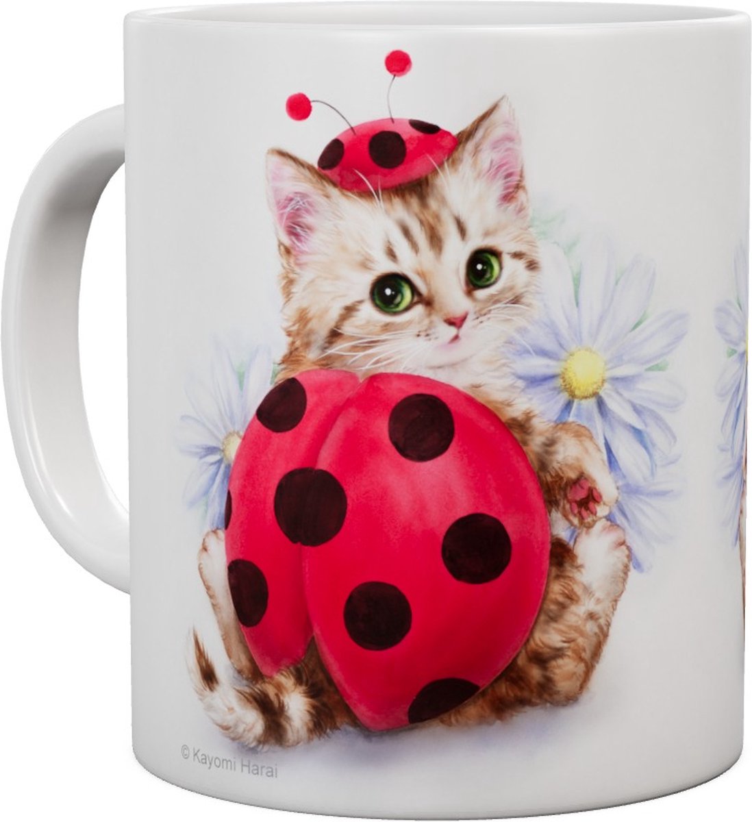 Katten Kittens Lady In Red - Mok 440ml 440