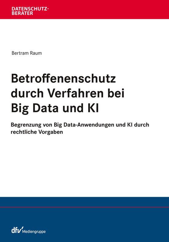 Datenschutzberater - Betroffenenschutz durch Verfahren bei B ... - cover