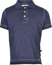 Minymo - jongens polo shirt - blauw - Maat 98